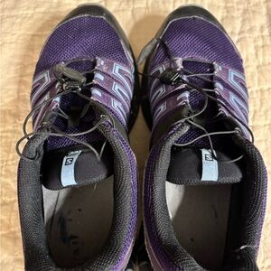 Salomon Women's Athletic Shoes in Purple and Black 9.5